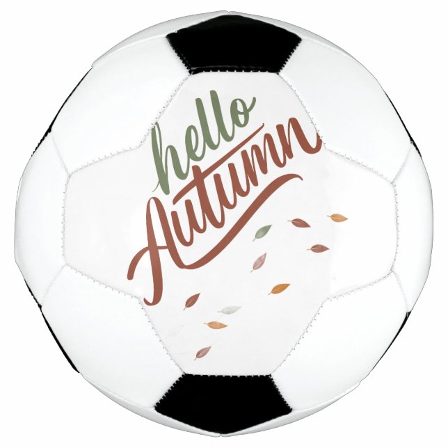 Hallo Herbst Fußball (Vorderseite)