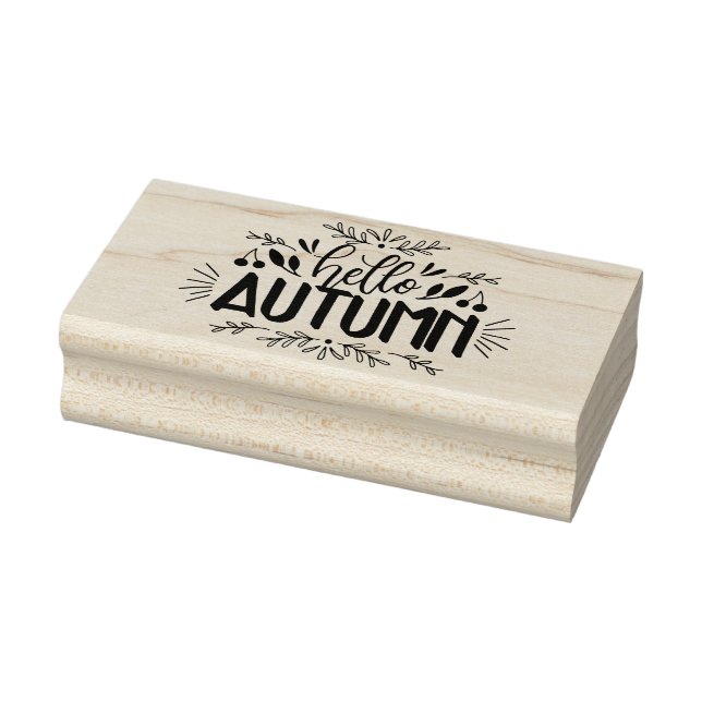 Hallo Herbst Gummistempel (Stempel)