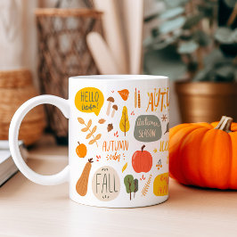 Hallo Herbst Kaffeetasse