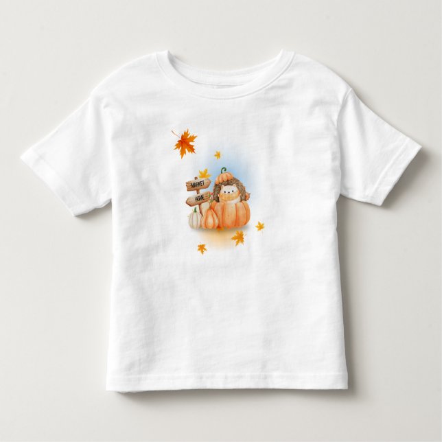 Hallo Herbst Kleinkind T-shirt (Vorderseite)