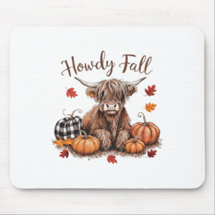 Hallo Herbst Kuh Frohes Erntedankfest Herbstliche Mousepad