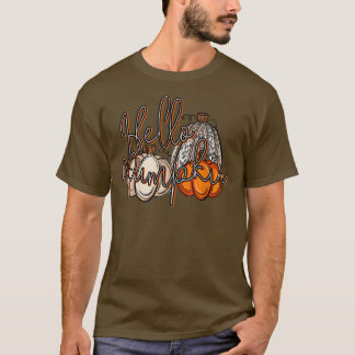 Hallo Herbst Kürbisfall für Frauen T-Shirt