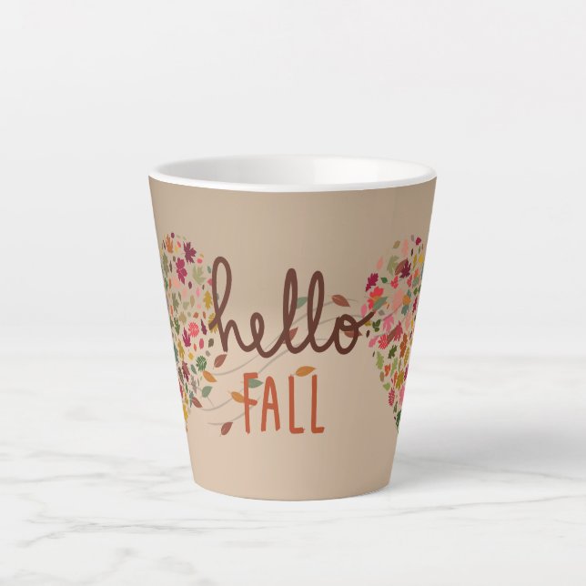 Hallo Herbst, Latte Tasse (Vorderseite)
