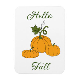 Hallo Herbst Minimalist Cute Magnet