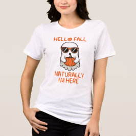 Hallo Herbst Natürlich Bin Ich Hier Tri-Blend Shirt
