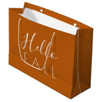 Hallo Herbst Orange Minimalistisch Herbst