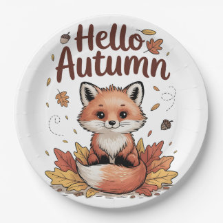 Hallo Herbst Pappteller