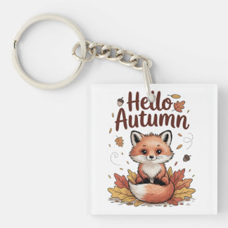 Hallo Herbst Schlüsselanhänger