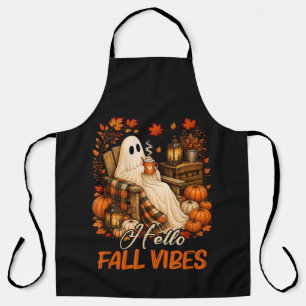 Hallo Herbst Stimmung Geist Süßer Herbst Kürbis Schürze