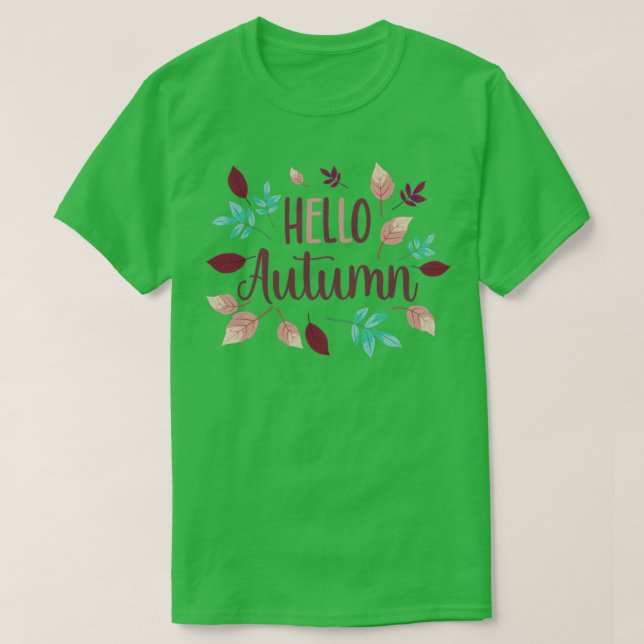 Hallo Herbst T-Shirt (Design vorne)