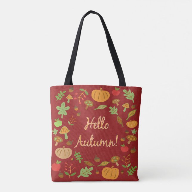 Hallo Herbst! Tasche (Rückseite)
