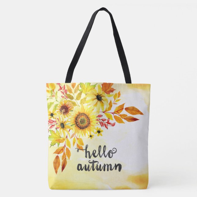 Hallo Herbst Tasche (Vorderseite)