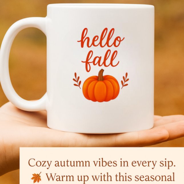Hallo Herbst Tasse (Von Creator hochgeladen)