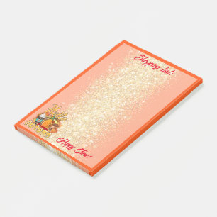 Hallo Herbst Text und Farbe anpassen Post-it Klebezettel