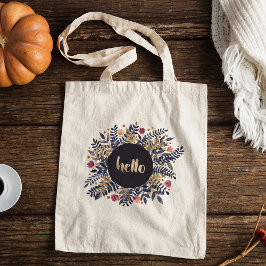 Hallo Herbst Tragetasche