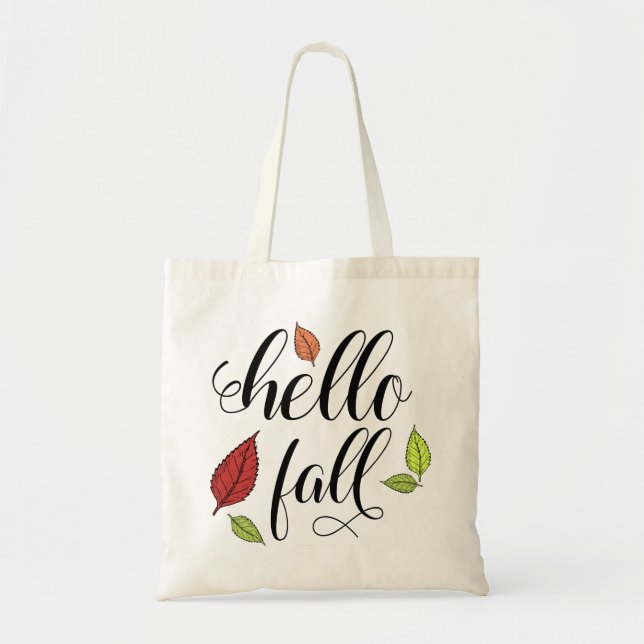 Hallo Herbst Tragetasche (Vorne)