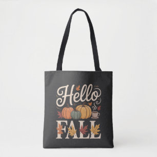 Hallo Herbst Vintager Herbststil Tasche