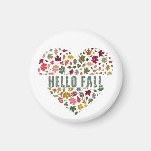 Hallo Herbstkunst Magnet