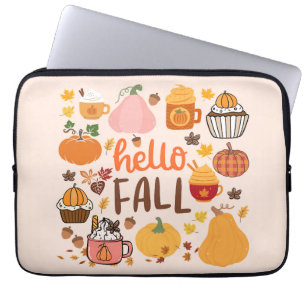 Hallo Herbstkürbisse Laptopschutzhülle