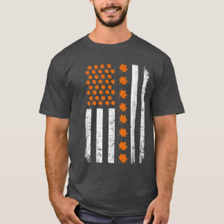 Hallo Herbstlaub Herbstsaison Maples American Fl T-Shirt