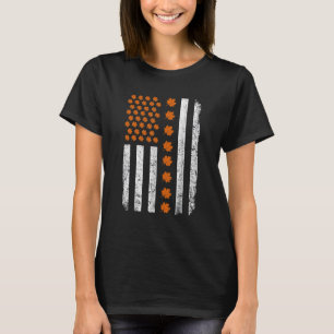 Hallo Herbstlaub Herbstsaison Maples American Fl T-Shirt