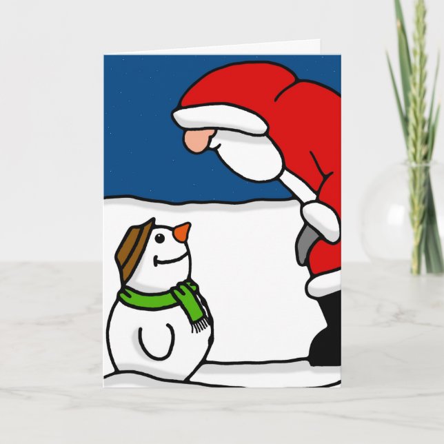 Hallo Herr Sankt Feiertagskarte (Vorderseite)