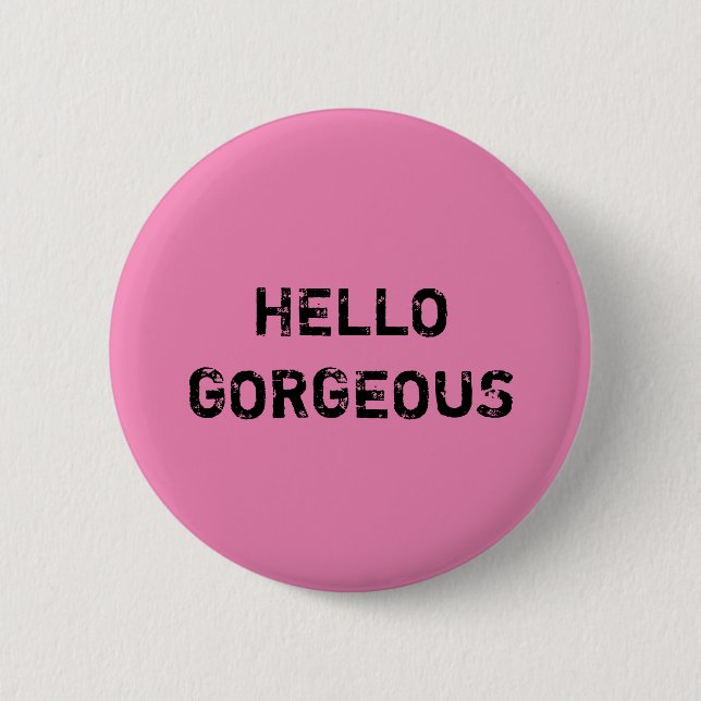 HALLO HERRLICH BUTTON (Vorderseite)