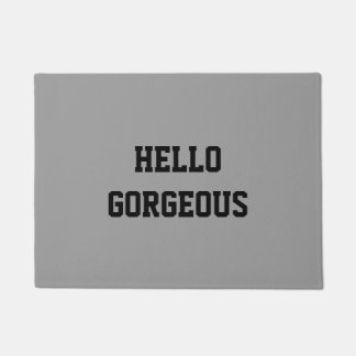 HALLO HERRLICH FUßMATTE