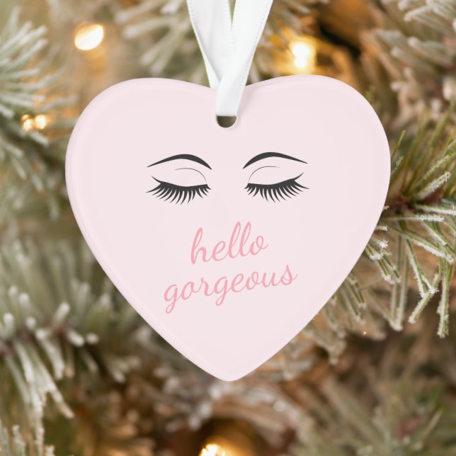 Hallo Herrlich mit Hübschen Eyelashes Glamour Ornament (Baum)