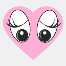 Hallo Herz-Aufkleber