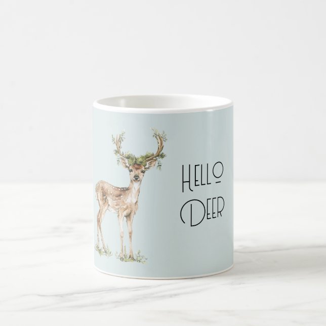 Hallo Hirsch Kaffeetasse (Mittel)
