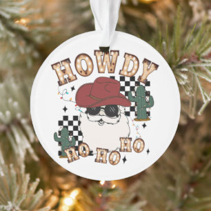 Hallo Ho Ho Santa Ornament