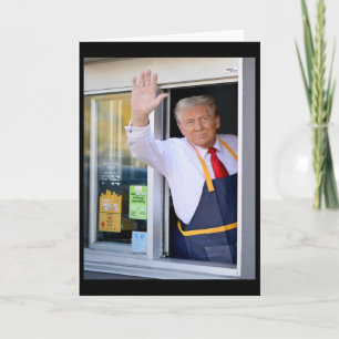 Hallo, hol dir deinen Burger, Donald Trump kocht P Karte