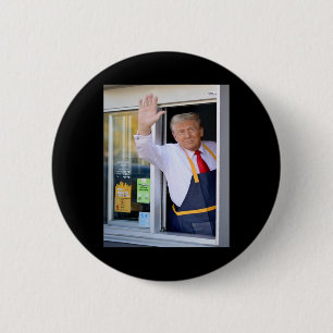 Hallo, holen Sie Ihren Burger, Donald Trump kocht Button