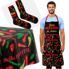Hallo Hottie Gewürz MASTER Hot Pepper Schürze