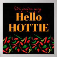 Hallo HOTTIE SPICY PAPRIKASCHOTEN Küche Kunst