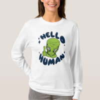 Hallo humane lustige Alien