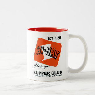 Hallo-Hut Luxusnachtklub, Eile-St., Chicago, IL Zweifarbige Tasse