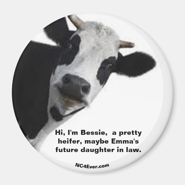 Hallo, ich bin Bessie, Emmas zukünftige Tochter im Magnet (Vorne)
