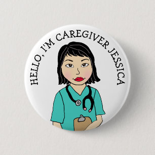 Hallo, ich bin Caregiver Add Name Button