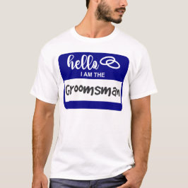 Hallo, ich bin das Abzeichen für den Trauzeuge Wed T-Shirt