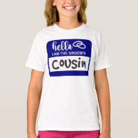 Hallo, ich bin das Groom's Cousin Wedding Name Abz