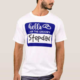 Hallo, ich bin das Groom's Stepdad Wedding Name Ab T-Shirt