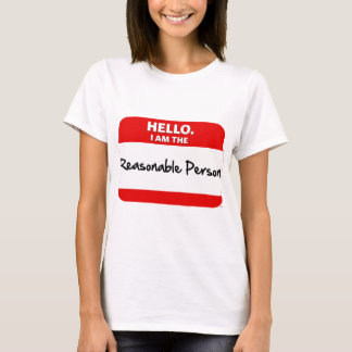HALLO.  Ich bin die ANGEMESSENE PERSON T-Shirt