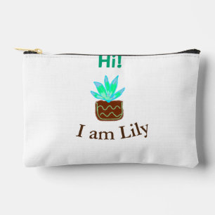 Hallo Ich bin Lily cactus succulent hinzufügen Nam Zubehörtasche