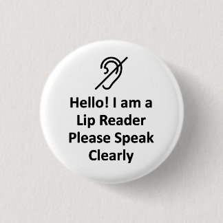 Hallo ! Ich bin Lip Reader Bitte sprechen Sie deut Button