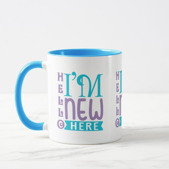 Hallo, ich bin neu hier tasse (Links)