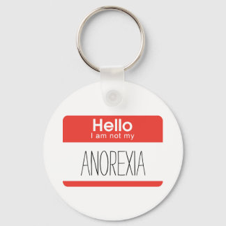Hallo, ich bin nicht mein Anorexie-Schlüsselanhäng Schlüsselanhänger
