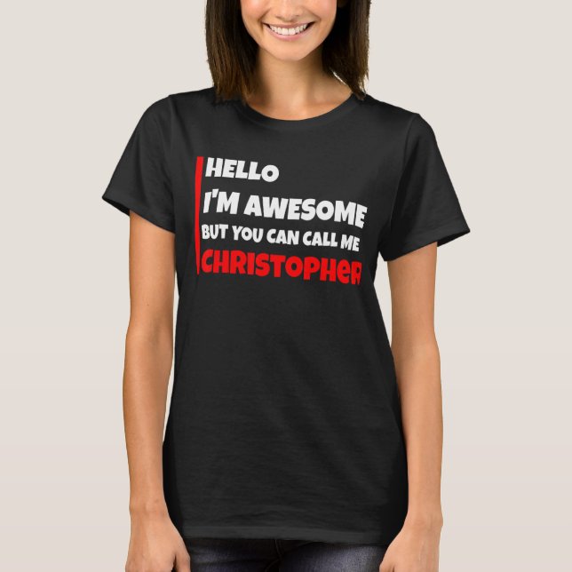 Hallo, ich bin phantastisch, aber du kannst mich a T-Shirt (Vorderseite)