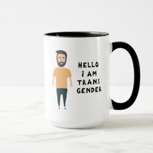 Hallo Ich bin Transgender Tasse